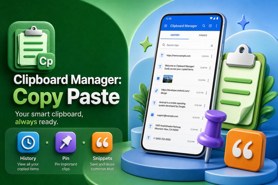 Clipboard Manager: Copy Paste